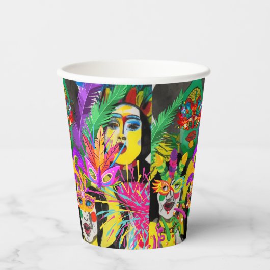 Brasilien Carnival Pappbecher (Vorderseite)