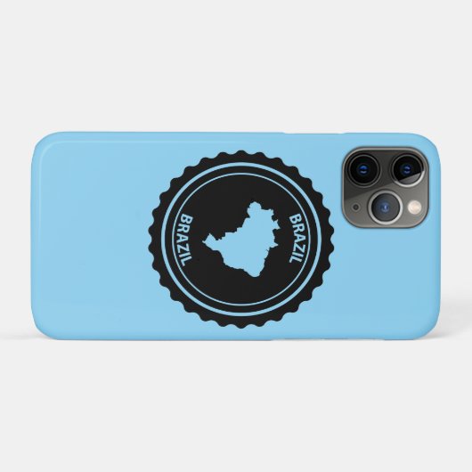 Brasilien Case-Mate iPhone Hülle (Rückseite (Horizontal))