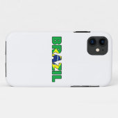 Brasilien Case-Mate iPhone Hülle (Rückseite (Horizontal))