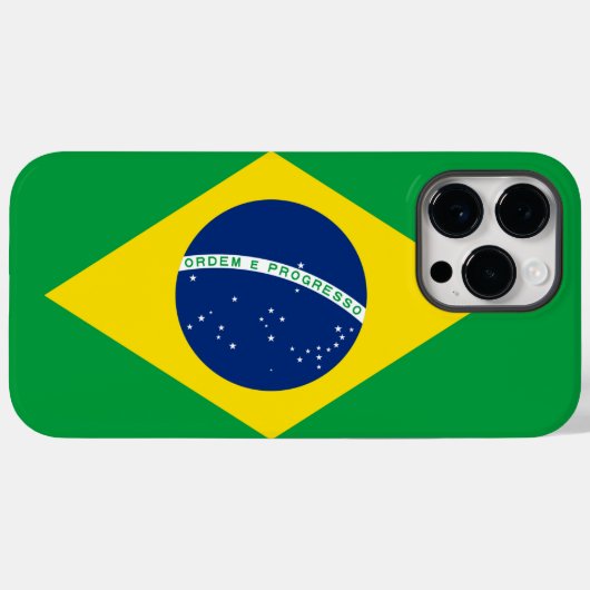 Brasilien Case-Mate iPhone Hülle (Rückseite (Horizontal))