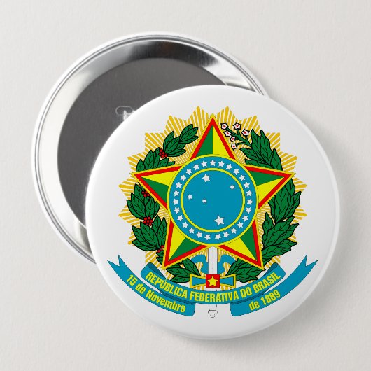Brasilien COA Button (Vorne & Hinten)