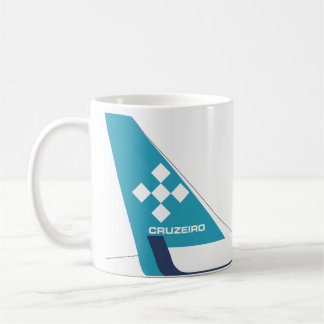 Brasilien Cruzeiro Vintages Logo Kaffeetasse