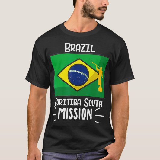 Brasilien Curitiba South Mormon LDS Mission Gesche T-Shirt (Vorderseite)