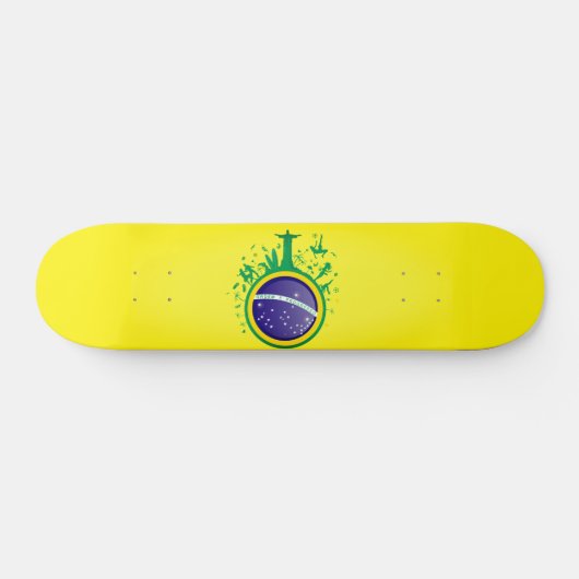 Brasilien Design Skateboard (Horizontal)