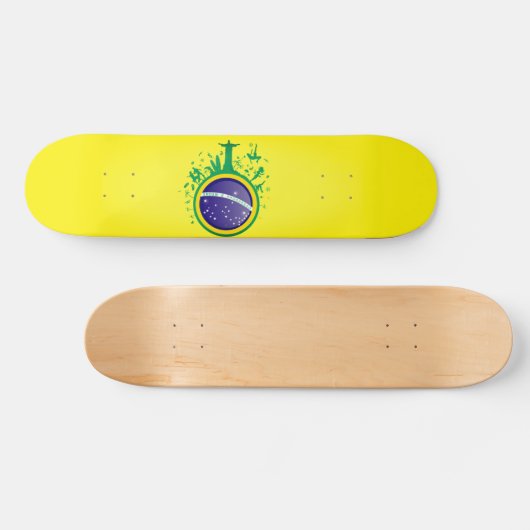 Brasilien Design Skateboard (Horizontal)
