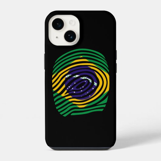 Brasilien DNA iPhone Hülle (Rückseite)