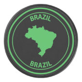 Brasilien Eishockey Puck (Vorderseite)