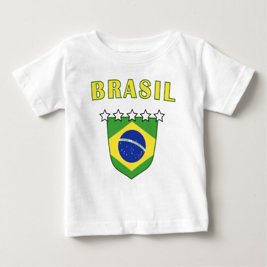 Brasilien-Emblem-Shirt Baby T-shirt (Vorderseite)