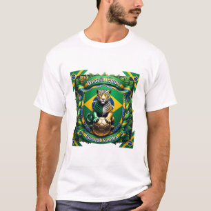 Brasilien Ewiger Jaguar Aufstieg, Brasilianisches  T-Shirt