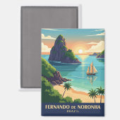 Brasilien Fernando de Noronha Magnet (Vorderseite/Rückseite)