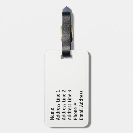 Brasilien Flag Farbe Inspiriert Streifen Muster +  Gepäckanhänger (Rückseite vertikal)