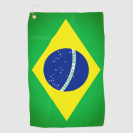 Brasilien Flag Golf Handtuch