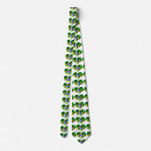 Brasilien Flag Textured Heart Krawatte (Rückseite)