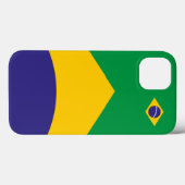 Brasilien Flag Theme Case-Mate iPhone Hülle (Rückseite (Horizontal))