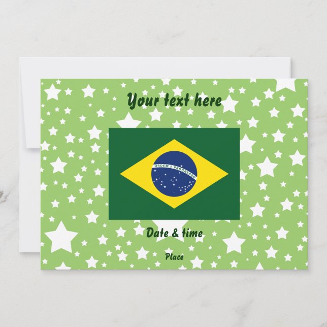 Brasilien-Flagge (Vorderseite)