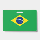 Brasilien-Flagge Ausweis (Rückseite)