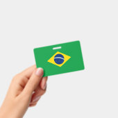 Brasilien-Flagge Ausweis (Handheld)