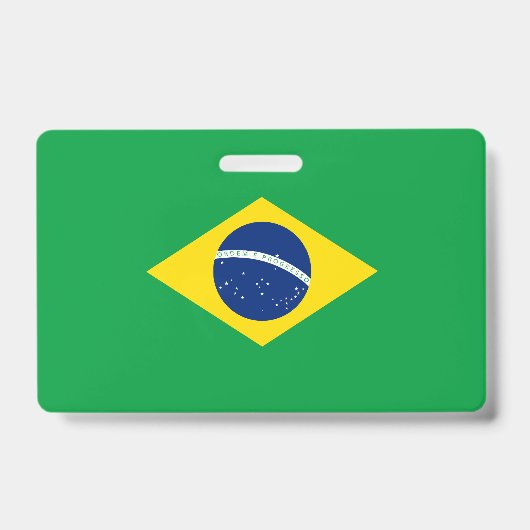 Brasilien-Flagge Ausweis (Vorderseite)