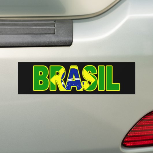 Brasilien-Flagge Autoaufkleber (Auf Auto)