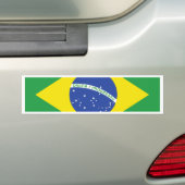 Brasilien-Flagge Autoaufkleber (Auf Auto)