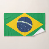 Brasilien-Flagge Badhandtuch Set (Handtuch)