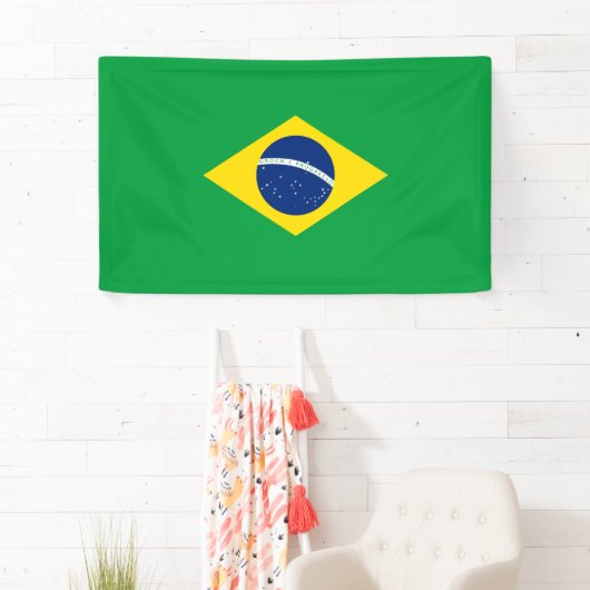 Brasilien-Flagge Banner (Insitu)