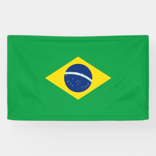 Brasilien-Flagge Banner (Horizontal)