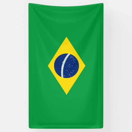 Brasilien-Flagge Banner (Vertikal)