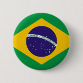 Brasilien-Flagge Button (Vorderseite)