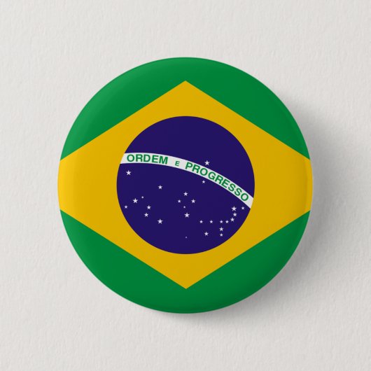 Brasilien-Flagge Button (Vorderseite)