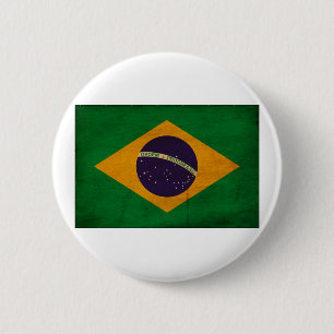 Brasilien-Flagge Button