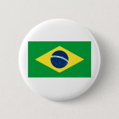 Brasilien-Flagge Button (Vorderseite)