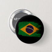 Brasilien-Flagge Button (Vorne & Hinten)
