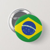 Brasilien-Flagge Button (Vorne & Hinten)
