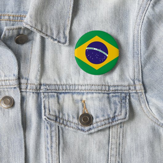 Brasilien-Flagge Button (Beispiel)