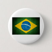 Brasilien-Flagge Button (Vorderseite)