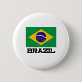 Brasilien-Flagge Button (Vorderseite)