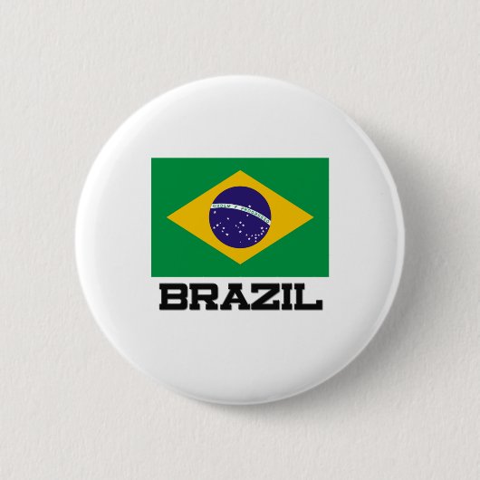 Brasilien-Flagge Button (Vorderseite)