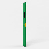 Brasilien-Flagge Case-Mate iPhone Hülle (Hinten/Rechts)