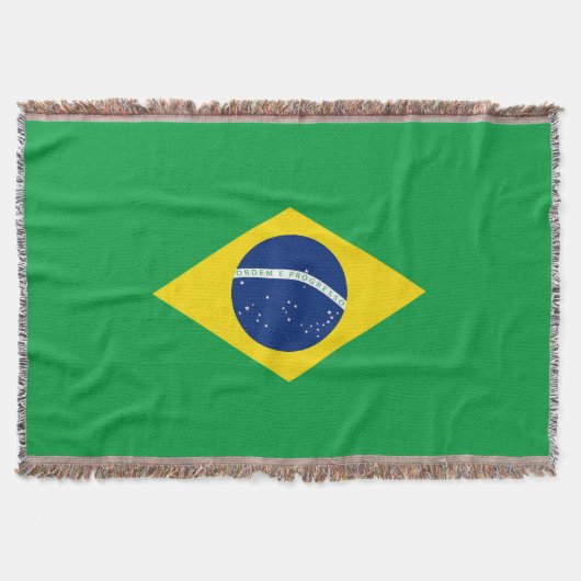 Brasilien-Flagge Decke (Vorderseite)