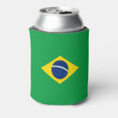 Brasilien-Flagge Dosenkühler (Kanne Rückseite)