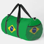 Brasilien-Flagge Duffle Bag (Rechte Ecke)