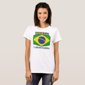Brasilien-Flagge É O jeitinho brasileiro T - Shirt (Vorne ganz)