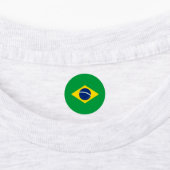 Brasilien-Flagge Etiketten (Befestigt)