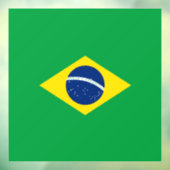Brasilien-Flagge Fensteraufkleber (Blatt 3)