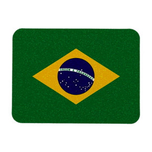 BRASILIEN-FLAGGE flexibler Magnet
