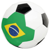 Brasilien-Flagge Fußball (Dreiviertel)