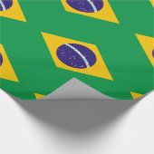 Brasilien-Flagge Geschenkpapier (Ecke)