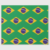 Brasilien-Flagge Geschenkpapier (Flach)