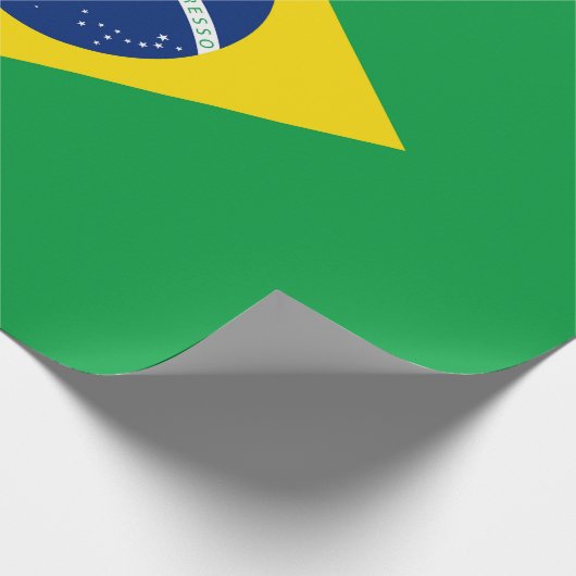 Brasilien-Flagge Geschenkpapier (Ecke)